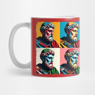 Saintly Splash: Pop Art's Patron of Presents - Classic Santa Claus Mug